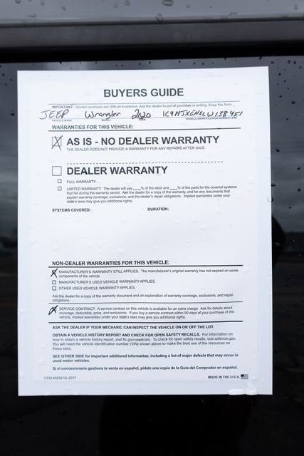 2020 Jeep Wrangler Unlimited Sahara 4x4