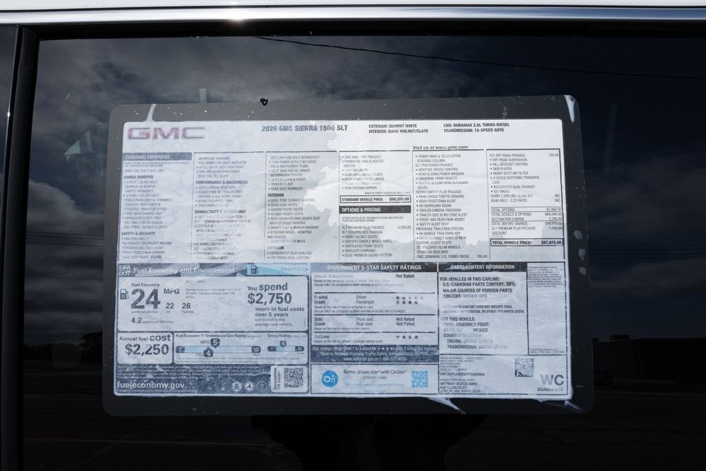2026 GMC Sierra 1500 SLT