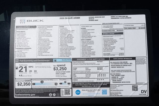 2026 Buick Enclave Avenir