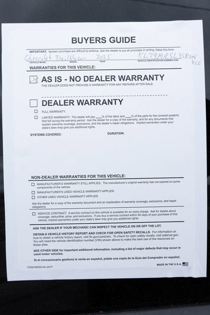 2025 Chevrolet Trailblazer LT