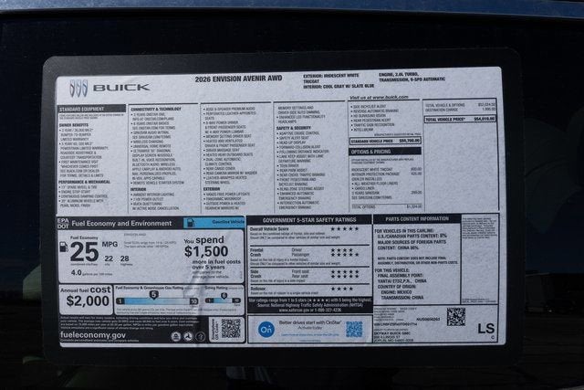 2026 Buick Envision Avenir