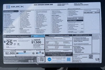 2026 Buick Envision Avenir